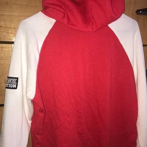 Pink Nation red/white hoodie